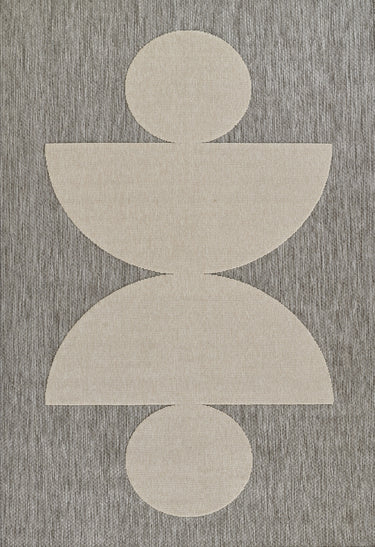 Vines Grey Runner Rug - VN-03 Machine - Made, 2'7" X 7'6" Runner