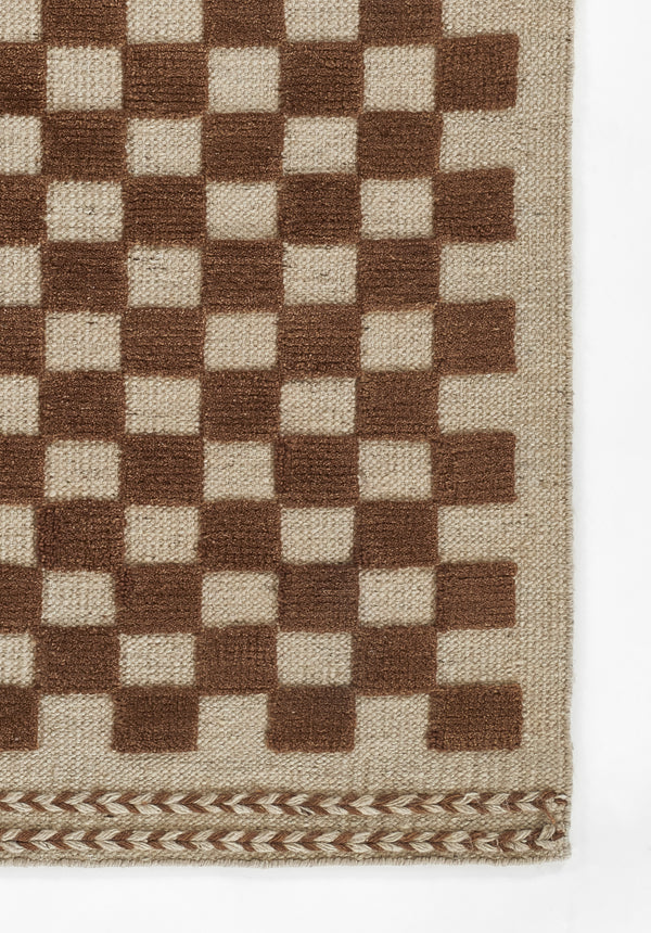 Willow Brown Basket Wave Area Rug by Momeni - 6'3