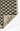 Black area rug 6'3" X 9 - overhead flat lay view