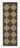 Brown Wool area rug 10' X 14' - detail shot showing pile and weave