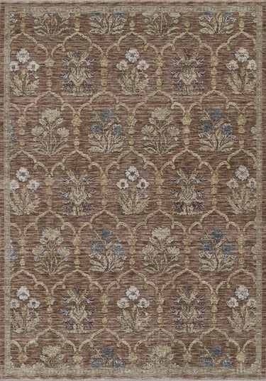 Wisteria Rust Area Rug - WIS-1 Machine - Made, 5'3" X 7'6"