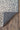 Blue area rug 2' X 3' - styled in a dining room