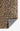Beige area rug 2'6" X 8 - overhead flat lay view