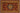 Super Kazak Hand-Knotted Wool Area Rug, Rust and Tan 4'0" x 5'5" - full view