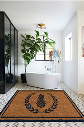 100% Coir Rectangle Indoor/Outdoor Area Rug