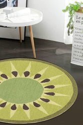 100% Polyester Round Indoor Area Rug