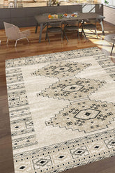 100% Polypropylene Farmhouse Indoor Area Rug