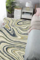 100% Polyester Rectangle Shape Indoor Area Rug