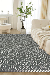 100% Polypropylene Scandinavian Indoor/Outdoor Area Rug