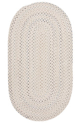 Dramatic Static Cyber White Area Rug