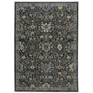 Oriental Weavers Aberdeen 533K1 Blue and Light Blue Oversized Dining Room Rug Medallion Area Rug - 7'10" x 10'10"