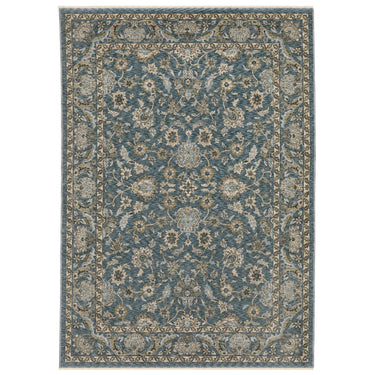 Oriental Weavers Aberdeen 070H1 Blue and Beige Large Seating Area Rug Traditional Area Rug - 6'7" x 9'6"