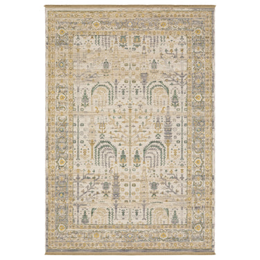 Oriental Weavers Acacia ACA14 Beige and Green Oversized Dining Room Rug Wool Area Rug - 7'10" x 10'10"