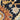 Oriental Weavers Alfresco 28408 Navy and Rust Oversized Dining Room Rug Medallion Area Rug - 8' x 10'