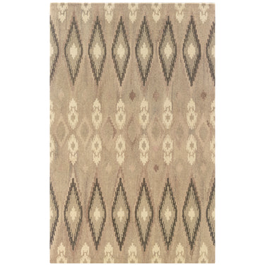 Oriental Weavers Anastasia 68001 Beige and Ivory Extra Large Room Anchor Wool Area Rug - 10' x 13'