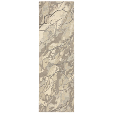 Oriental Weavers Anastasia 68008 Beige and Ivory Hallway Runner Abstract Runner Rug - 2'6" x 8'