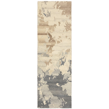 Oriental Weavers Anastasia 68009 Beige and Charcoal Hallway Runner Modern Runner Rug - 2'6" x 8'