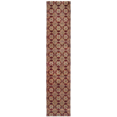Oriental Weavers Andorra 6883A Red and Gold Hallway Runner Traditional Runner Rug - 2'6" x 12'