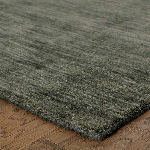 Oriental Weavers Aniston Black 27102 Charcoal Extra Large Room Anchor Modern Area Rug - 10' x 13' lifestyle