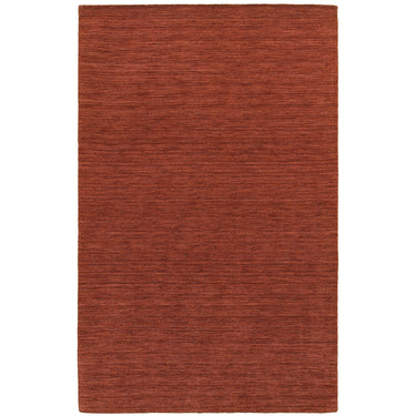 Oriental Weavers Aniston Red 27103 Rust Large Seating Area Rug Solid Area Rug - 6' x 9'