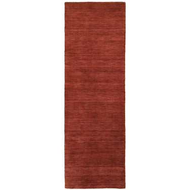 Oriental Weavers Aniston Red 27103 Rust Hallway Runner Solid Runner Rug - 2'6" x 8'