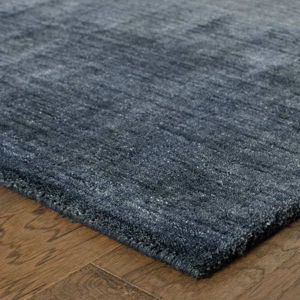 Oriental Weavers Aniston 27106 Navy Hallway Runner Wool Runner Rug - 2'6