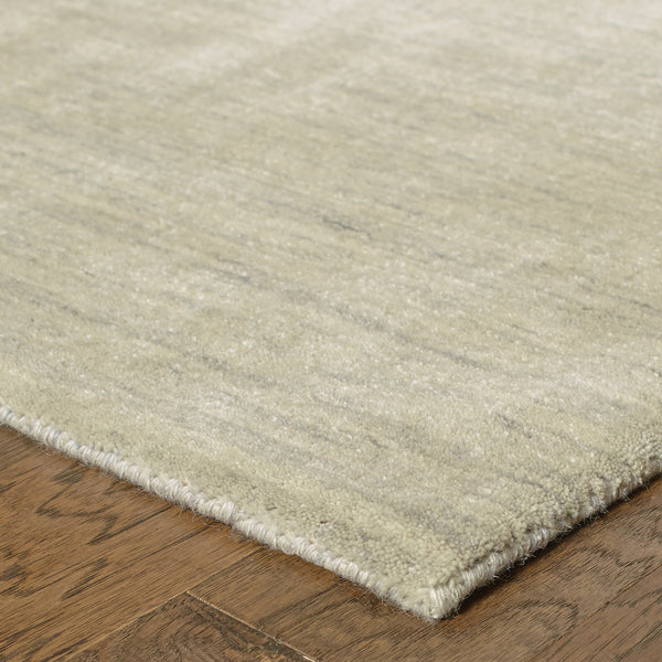 Oriental Weavers Aniston 27107 Beige Large Seating Area Rug Solid Area Rug - 6' x 9' lifestyle
