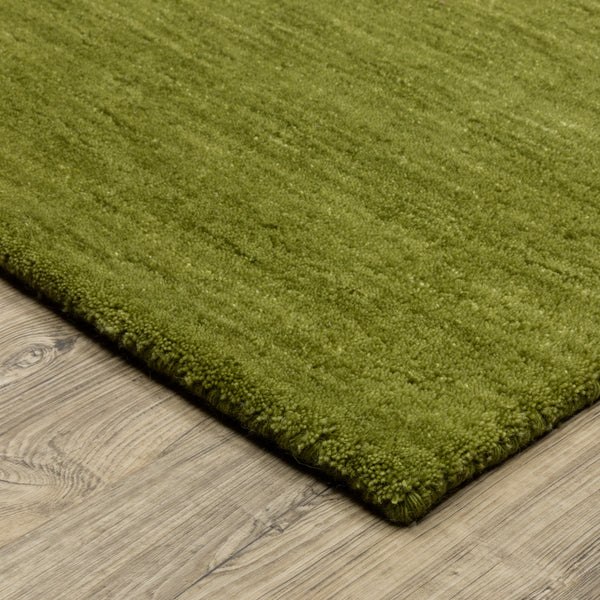 Oriental Weavers Aniston II II 27116 Olive Green Hallway Runner Wool Runner Rug - 2'6