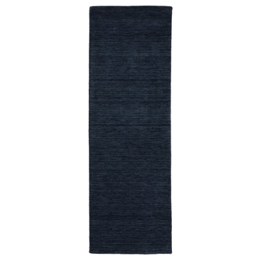 Oriental Weavers Aniston II II 27119 Navy Hallway Runner Solid Runner Rug - 2'6" x 8'