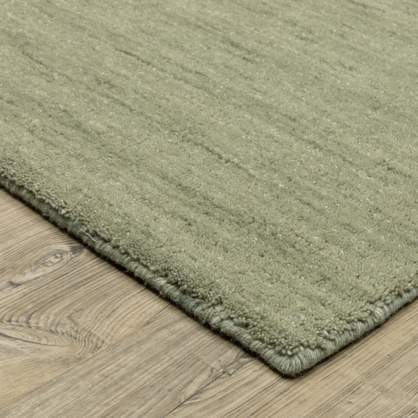 Oriental Weavers Aniston II II 27120 Sage Green Hallway Runner Wool Runner Rug - 2'6