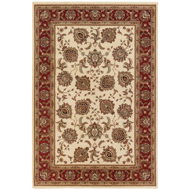 Oriental Weavers Ariana 117J3 Ivory and Red Square Room Accent Traditional Square Rug - 8' Square
