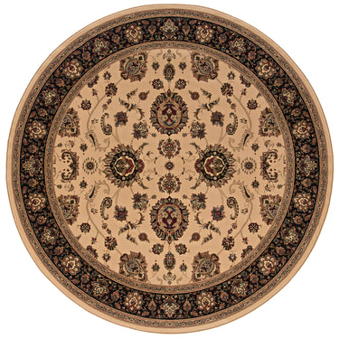 Oriental Weavers Ariana Ivory Round Accent Traditional Area Rug - 6' Round