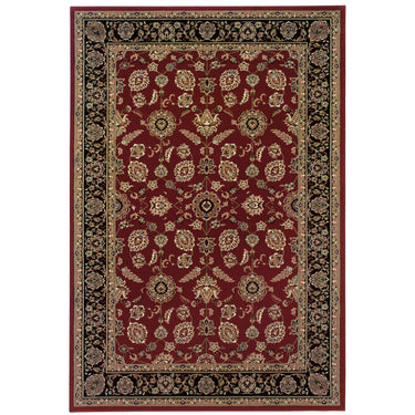 Oriental Weavers Ariana 271C3 Red and Black Compact Bedroom Accent Polypropylene Area Rug - 4' x 6'