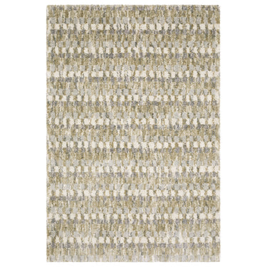 Oriental Weavers Aspen 3052A Gold and Gray Large Seating Area Rug Abstract Area Rug - 6'7" x 9'6"
