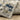 Oriental Weavers Aspen 3514A Ivory and Blue Compact Bedroom Accent Abstract Area Rug - 3'10" x 5'5"