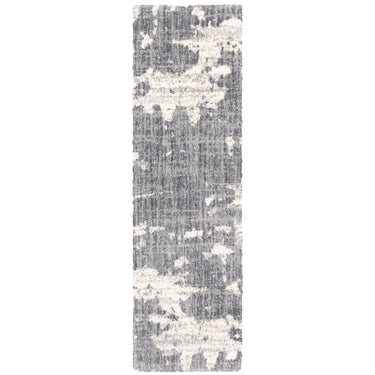 Oriental Weavers Aspen Grey 003H9 Gray and Ivory Hallway Runner Abstract Runner Rug - 2'3" x 7'6"