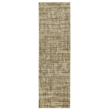 Oriental Weavers Astor 1449M Beige and Brown Hallway Runner Polypropylene Runner Rug - 2'3" x 7'6"