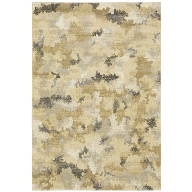 Oriental Weavers Astor 2268Z Beige and Gold Medium Living Room Rug Polypropylene Area Rug - 5'3" x 7'6"