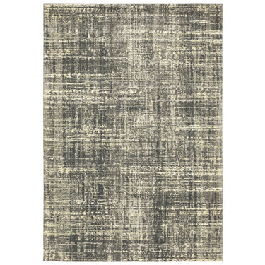 Oriental Weavers Astor Black 2541M Charcoal and Beige Oversized Dining Room Rug Abstract Area Rug - 7'10" x 10'10"