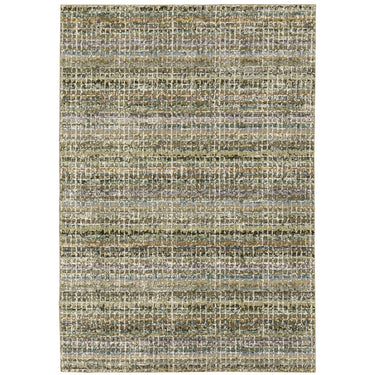 Oriental Weavers Atlas 747A0 Green and Multi Small Entryway Accent Modern Area Rug - 1'10" x 3'2"