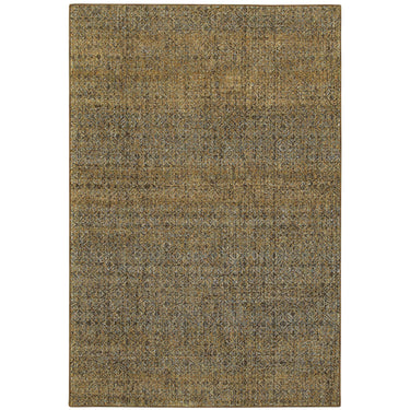 Oriental Weavers Atlas 8048P Green and Gold Oversized Dining Room Rug Polypropylene Blend Area Rug - 7'10" x 10'10"