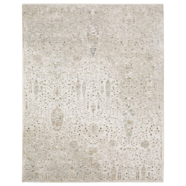 Oriental Weavers Avalon AVA01 Ivory and Beige Large Seating Area Rug Medallion Area Rug - 7'10" x 10'2"