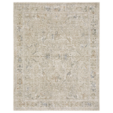 Oriental Weavers Avalon AVA02 Beige and Blue Large Seating Area Rug Polyester Area Rug - 7'10" x 10'2"