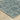 Oriental Weavers Branson BR13A Blue and Gray Extra Large Room Anchor Modern Area Rug 9'10" x 12'10" β corner detail and edge binding