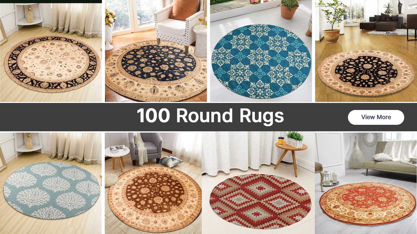 Round Jute Rug, Boho Round Rug, Natural Jute Rug, Bordered Round Rug,  Circle Rug, Home Decor Round Rug for Living & Indoor Carpet (7x7 Sq.Feet)