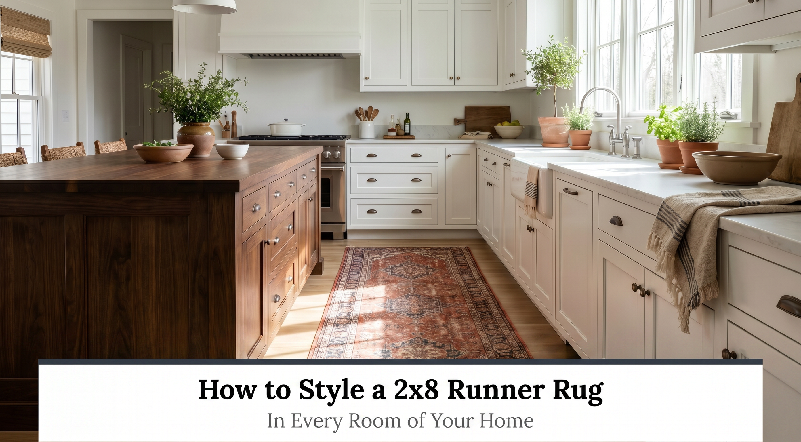 How to Style a 2x8 Runner Rug in Every Room of Your Home