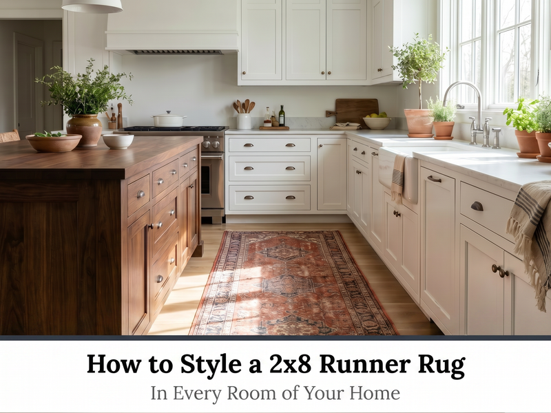 How to Style a 2x8 Runner Rug in Every Room of Your Home