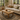Chris Loves Julia area rug styled in a cozy living room—warm neutral tones and vintage pattern for a timeless look.