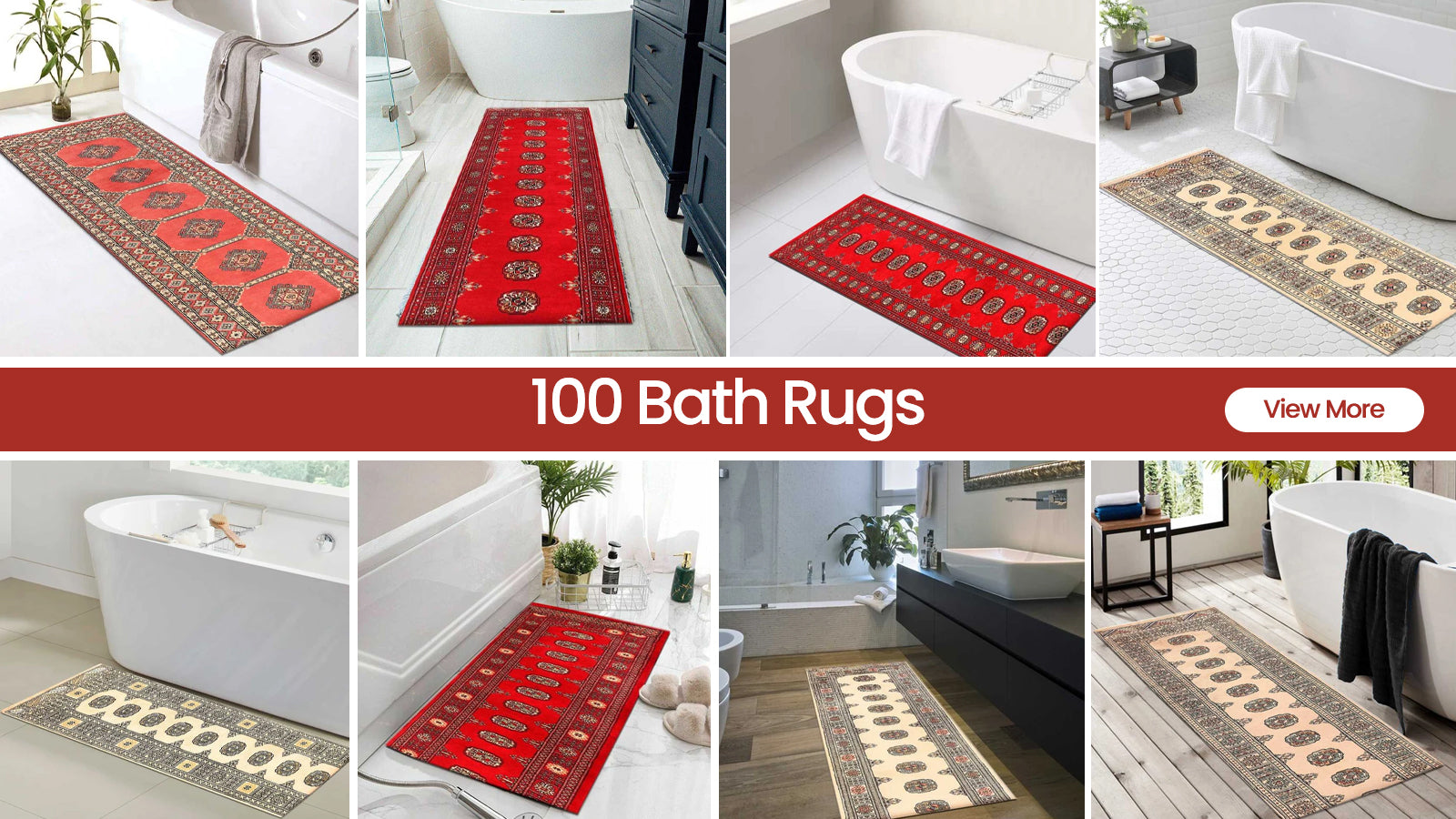 Bathroom Rugs, Bath Mats + Bathroom Rugs