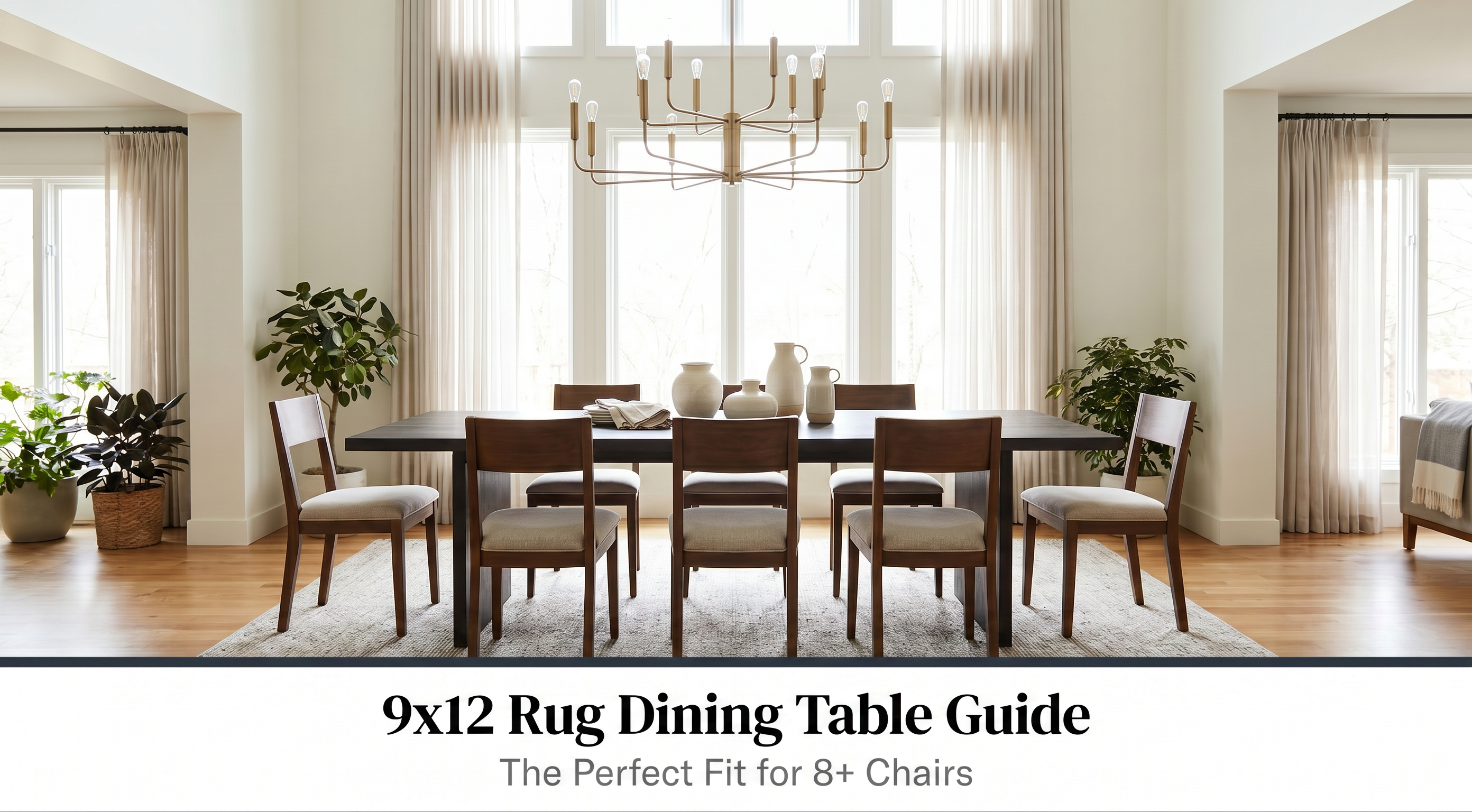 9x12 Rug Dining Table Guide: The Perfect Fit for 8+ Chairs